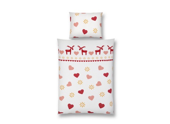 Ágyneműhuzat-garnitúra Mathilda - piros/fehér, modern, textil - LUCA BESSONI Ágyneműhuzat-garnitúra Mathilda - piros/fehér, modern, textil - LUCA BESSONI