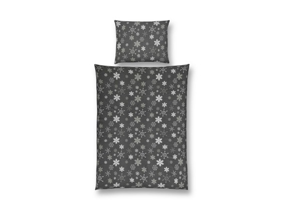 Ágyneműhuzat-garnitúra Snowflake - fehér/szürke, modern, textil - LUCA BESSONI Ágyneműhuzat-garnitúra Snowflake - fehér/szürke, modern, textil - LUCA BESSONI
