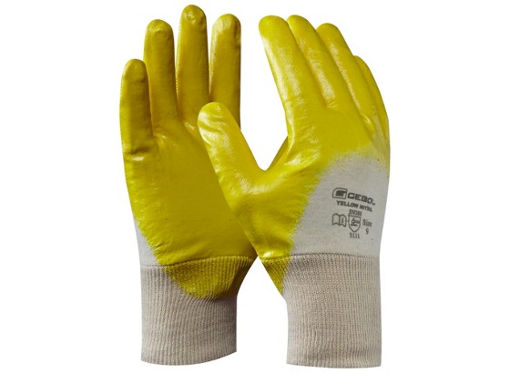Arbeitshandschuhe Gr. 9 - Gelb, KONVENTIONELL, Textil (20cm) - GEBOL Arbeitshandschuhe Gr. 9 - Gelb, KONVENTIONELL, Textil (20cm) - GEBOL