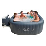 Bestway Whirlpool Lay-z-spa Hawaii - Dunkelgrau, Kunststoff (180/180/71cm) - BESTWAY Bestway Whirlpool Lay-z-spa Hawaii - Dunkelgrau, Kunststoff (180/180/71cm) - BESTWAY