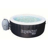 Bestway Whirlpool Lay-z-spa Miami - Schwarz/Weiß, KONVENTIONELL, Kunststoff (180/66cm) - BESTWAY Bestway Whirlpool Lay-z-spa Miami - Schwarz/Weiß, KONVENTIONELL, Kunststoff (180/66cm) - BESTWAY