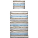 Bettwäsche Lea Streifendessin - Blau/Dunkelgrau, MODERN, Textil (140/200cm) Bettwäsche Lea Streifendessin - Blau/Dunkelgrau, MODERN, Textil (140/200cm)