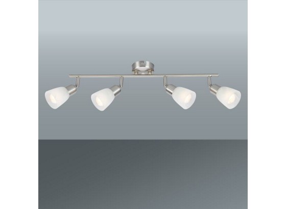 Bodove Svetlo Ela - farby niklu, kov/sklo (55/8,5/20cm) - MÖMAX modern living Bodove Svetlo Ela - farby niklu, kov/sklo (55/8,5/20cm) - MÖMAX modern living
