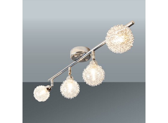 Bodove Svetlo Mia - farby chrómu, Moderný, kov/sklo (56/17cm) - MÖMAX modern living Bodove Svetlo Mia - farby chrómu, Moderný, kov/sklo (56/17cm) - MÖMAX modern living