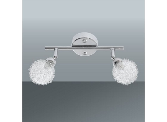 Bodove Svetlo Mia - farby chrómu, Moderný, kov/sklo (25/17cm) - MÖMAX modern living Bodove Svetlo Mia - farby chrómu, Moderný, kov/sklo (25/17cm) - MÖMAX modern living
