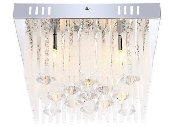 Deckenleuchte Magda - LIFESTYLE, Glas/Metall (30/30/16cm) Deckenleuchte Magda - LIFESTYLE, Glas/Metall (30/30/16cm)