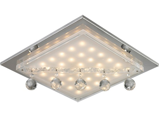 Deckenleuchte Scala - KONVENTIONELL, Glas/Metall (40/40/14,5cm) Deckenleuchte Scala - KONVENTIONELL, Glas/Metall (40/40/14,5cm)