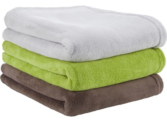 Deka Aktion - hnedá/tyrkysová, textil (130/160cm) - BASED Deka Aktion - hnedá/tyrkysová, textil (130/160cm) - BASED