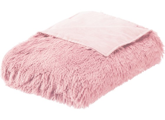 Deka Fluffy - ružová, Štýlový, textil (130/180cm) - MÖMAX modern living Deka Fluffy - ružová, Štýlový, textil (130/180cm) - MÖMAX modern living