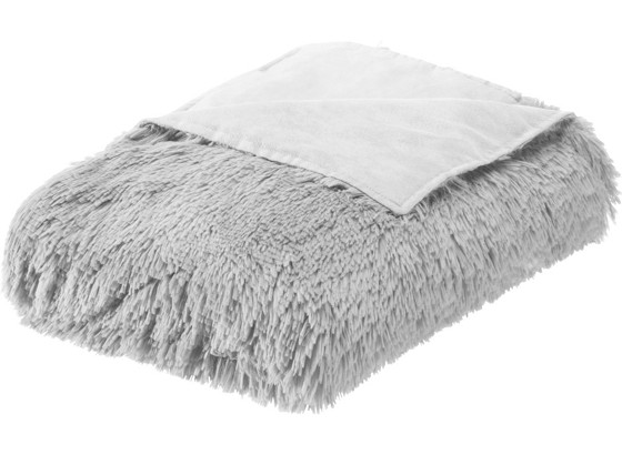 Deka Fluffy - světle šedá, Lifestyle, textil (130/180cm) - MÖMAX modern living Deka Fluffy - světle šedá, Lifestyle, textil (130/180cm) - MÖMAX modern living