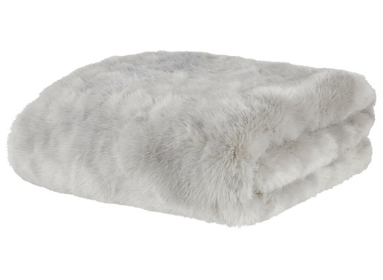 Deka Kožešinová Joey - světle šedá, textil (130/180cm) - premium living Deka Kožešinová Joey - světle šedá, textil (130/180cm) - premium living
