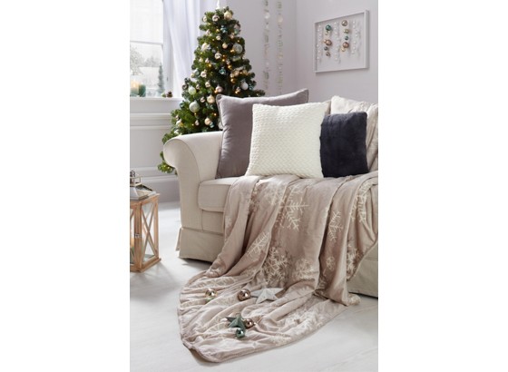 Deka Sněhová Vločka - šedá, textil (150/200cm) - MÖMAX modern living Deka Sněhová Vločka - šedá, textil (150/200cm) - MÖMAX modern living