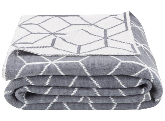 Deka Urban Strick - krémová/antracitová, Lifestyle, textil (127/152cm) - MÖMAX modern living Deka Urban Strick - krémová/antracitová, Lifestyle, textil (127/152cm) - MÖMAX modern living
