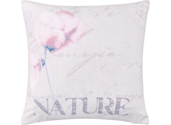 Dekoračný Vankúš Vintage Rose - sivá/béžová, Romantický / Vidiecky, textil (45/45cm) - ZANDIARA Dekoračný Vankúš Vintage Rose - sivá/béžová, Romantický / Vidiecky, textil (45/45cm) - ZANDIARA