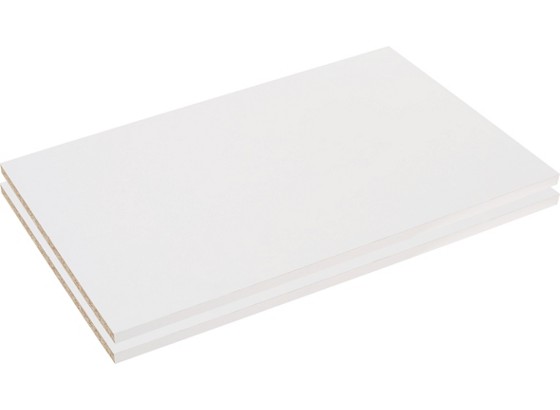 Einlegeboden Florenz - Weiß, KONVENTIONELL, Holzwerkstoff (43,4/1,8/49,5cm) Einlegeboden Florenz - Weiß, KONVENTIONELL, Holzwerkstoff (43,4/1,8/49,5cm)