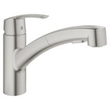 Grohe Spültischarmatur Start 30307dc0 - Edelstahlfarben, MODERN, Metall (18cm) - GROHE Grohe Spültischarmatur Start 30307dc0 - Edelstahlfarben, MODERN, Metall (18cm) - GROHE