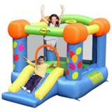 Hüpfburg Party Slide And Hoop - Multicolor, Kunststoff (280/210/185cm) Hüpfburg Party Slide And Hoop - Multicolor, Kunststoff (280/210/185cm)