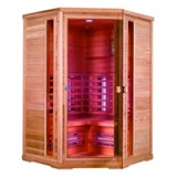 Infrarot Wärmekabine Nordic Corner - Naturfarben, MODERN, Glas/Holz (130/200/130cm) Infrarot Wärmekabine Nordic Corner - Naturfarben, MODERN, Glas/Holz (130/200/130cm)