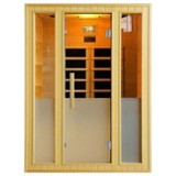 Infrarot Wärmekabine Nordic Nature - Naturfarben, MODERN, Glas/Holz (140/190/105cm) Infrarot Wärmekabine Nordic Nature - Naturfarben, MODERN, Glas/Holz (140/190/105cm)