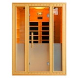 Infrarot Wärmekabine Nordic Nature - Naturfarben, MODERN, Glas/Holz (140/190/105cm) Infrarot Wärmekabine Nordic Nature - Naturfarben, MODERN, Glas/Holz (140/190/105cm)