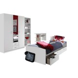 Jugendzimmer Point Alpinweiss - Weiß, MODERN, Holzwerkstoff Jugendzimmer Point Alpinweiss - Weiß, MODERN, Holzwerkstoff