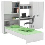 Jugendzimmer Start-up - Weiß, KONVENTIONELL, Holzwerkstoff (278,2/187,3/232,2cm) Jugendzimmer Start-up - Weiß, KONVENTIONELL, Holzwerkstoff (278,2/187,3/232,2cm)