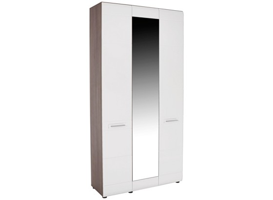 Kleiderschrank Avensis - Eichefarben/Weiß, MODERN (100/206/37cm) - LUCA BESSONI Kleiderschrank Avensis - Eichefarben/Weiß, MODERN (100/206/37cm) - LUCA BESSONI
