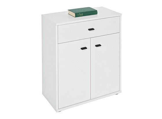 Komoda Boni - bílá, Moderní, dřevěný materiál (60/70/30cm) Komoda Boni - bílá, Moderní, dřevěný materiál (60/70/30cm)
