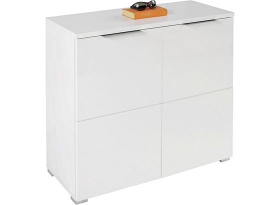 Komoda Chris 2d - bílá, Moderní, dřevěný materiál (90/81.8/38cm) Komoda Chris 2d - bílá, Moderní, dřevěný materiál (90/81.8/38cm)
