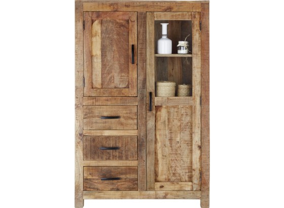 Komoda Highboard Industry - přírodní barvy, dřevo (95/147/47cm) - JAMES WOOD Komoda Highboard Industry - přírodní barvy, dřevo (95/147/47cm) - JAMES WOOD