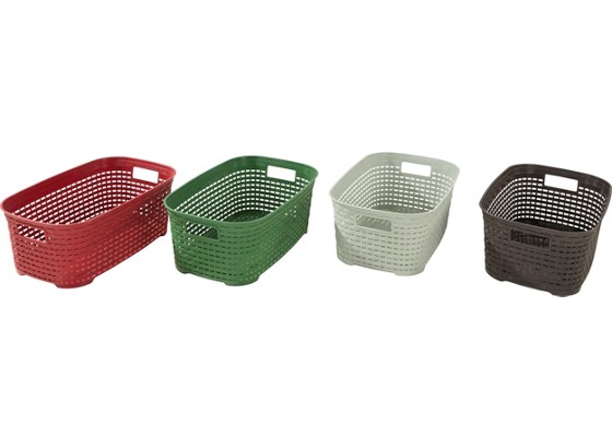 Korb Jannis - Dunkelbraun/Weiß, Kunststoff (51/33/21cm) - HOMEZONE Korb Jannis - Dunkelbraun/Weiß, Kunststoff (51/33/21cm) - HOMEZONE