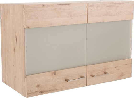 Küchenoberschrank Riva Hgh100 - Eichefarben, MODERN, Glas/Holzwerkstoff (100/54/32cm) Küchenoberschrank Riva Hgh100 - Eichefarben, MODERN, Glas/Holzwerkstoff (100/54/32cm)