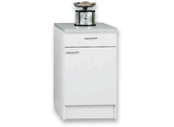 Küchenunterschrank Speed Us 50-50 W - Weiß, MODERN, Holzwerkstoff (50/85/47cm) Küchenunterschrank Speed Us 50-50 W - Weiß, MODERN, Holzwerkstoff (50/85/47cm)