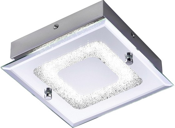 LED-deckenleuchte Lisa - Chromfarben, KONVENTIONELL, Metall (18/18/5,8cm) LED-deckenleuchte Lisa - Chromfarben, KONVENTIONELL, Metall (18/18/5,8cm)