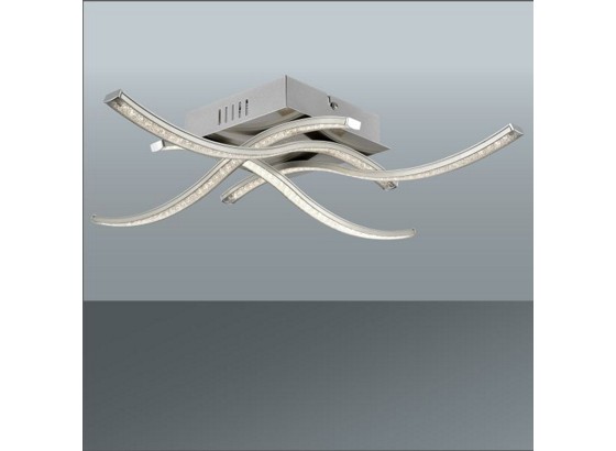 Led Stropná Lampa Artur - Konvenčný, umelá hmota/kov (47,5/47,5/8,8cm) - MÖMAX modern living Led Stropná Lampa Artur - Konvenčný, umelá hmota/kov (47,5/47,5/8,8cm) - MÖMAX modern living