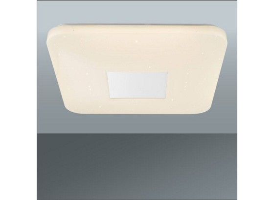 Led Stropná Lampa Samurai, Max. 30 Watt - biela, Moderný, umelá hmota/kov (43,5/43,5/6,5cm) - MÖMAX modern living Led Stropná Lampa Samurai, Max. 30 Watt - biela, Moderný, umelá hmota/kov (43,5/43,5/6,5cm) - MÖMAX modern living