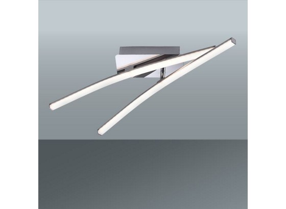 Led Stropná Lampa Simon - farby niklu, Konvenčný, kov (58/51/10cm) Led Stropná Lampa Simon - farby niklu, Konvenčný, kov (58/51/10cm)