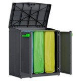 Müllsackständer Moby Recycling 90/100/55 - Anthrazit, MODERN, Kunststoff (90/100/55cm) Müllsackständer Moby Recycling 90/100/55 - Anthrazit, MODERN, Kunststoff (90/100/55cm)