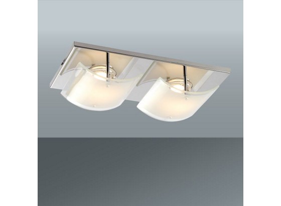 Nástenná Lampa Stephan - farby chrómu, Konvenčný, kov/sklo (30/16/7,4cm) - MÖMAX modern living Nástenná Lampa Stephan - farby chrómu, Konvenčný, kov/sklo (30/16/7,4cm) - MÖMAX modern living