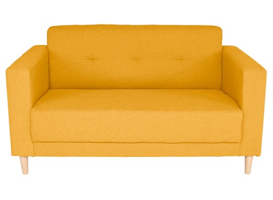 Pohovka Geneve - žltá, Moderný, textil (148/81/75cm) Pohovka Geneve - žltá, Moderný, textil (148/81/75cm)