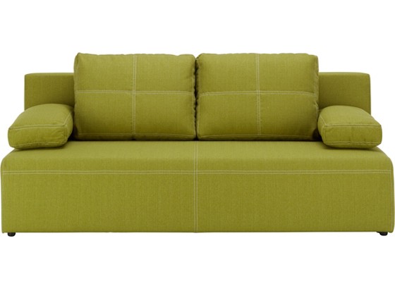 Pohovka München - bílá/zelená, Konvenční, textil (202/88/84cm) - MÖMAX modern living Pohovka München - bílá/zelená, Konvenční, textil (202/88/84cm) - MÖMAX modern living