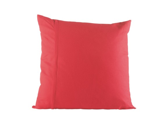 Polštář Ozdobný Zippmex -based- - červená, textil (50/50cm) - BASED Polštář Ozdobný Zippmex -based- - červená, textil (50/50cm) - BASED