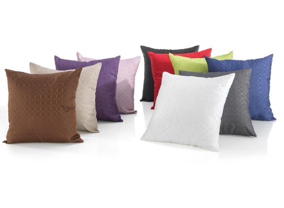 Povlak Na Polštář Gitter - bílá/šedá, textil (40/40cm) - BASED Povlak Na Polštář Gitter - bílá/šedá, textil (40/40cm) - BASED
