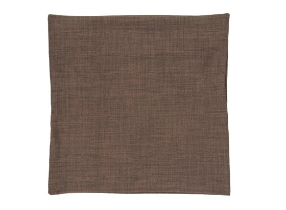 Povlak Na Polštář Vzhľad Ľanu - tmavě hnědá, textil (50/50cm) - premium living Povlak Na Polštář Vzhľad Ľanu - tmavě hnědá, textil (50/50cm) - premium living