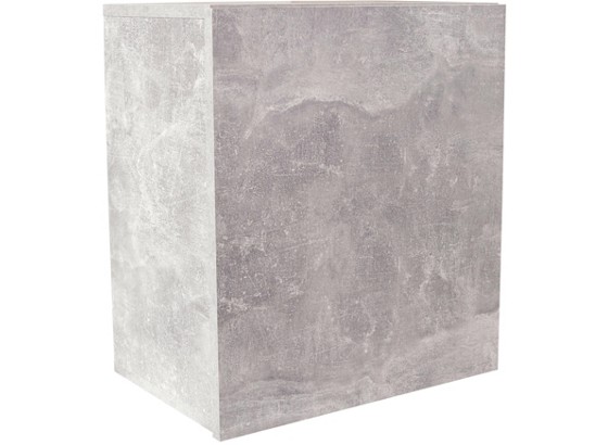 Regál Nástěnný Geno Ger01 - šedá, Moderní, dřevěný materiál (50/51/28cm) Regál Nástěnný Geno Ger01 - šedá, Moderní, dřevěný materiál (50/51/28cm)