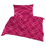 Satin-Bettwäsche Verena - Bordeaux/Weiß, MODERN, Textil (140/200cm) Satin-Bettwäsche Verena - Bordeaux/Weiß, MODERN, Textil (140/200cm)