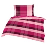 Satin-Bettwäsche Verena - Pink/Bordeaux, MODERN, Textil (140/200cm) Satin-Bettwäsche Verena - Pink/Bordeaux, MODERN, Textil (140/200cm)