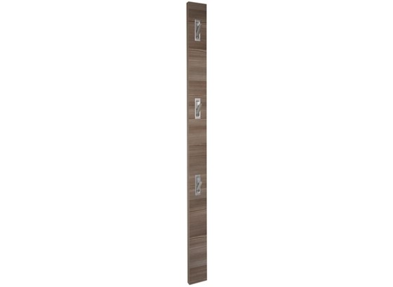 Šatní Lišta Enzo - tmavě hnědá, Moderní, dřevěný materiál (12/175/2,8cm) Šatní Lišta Enzo - tmavě hnědá, Moderní, dřevěný materiál (12/175/2,8cm)