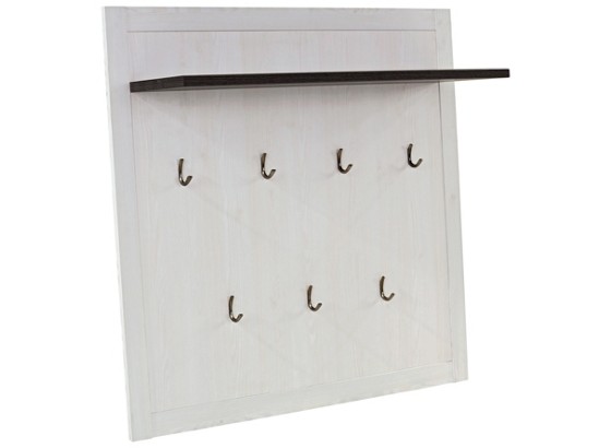 Šatní Panel Provence - bílá/barvy wenge, Moderní, dřevěný materiál (115/104/28cm) - JAMES WOOD Šatní Panel Provence - bílá/barvy wenge, Moderní, dřevěný materiál (115/104/28cm) - JAMES WOOD