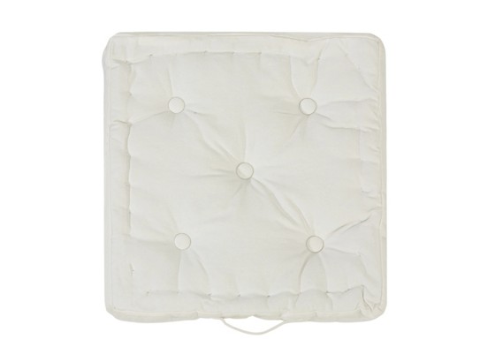 Sedací Vankúš Ninix - biela, textil (40/40/10cm) - MÖMAX modern living Sedací Vankúš Ninix - biela, textil (40/40/10cm) - MÖMAX modern living